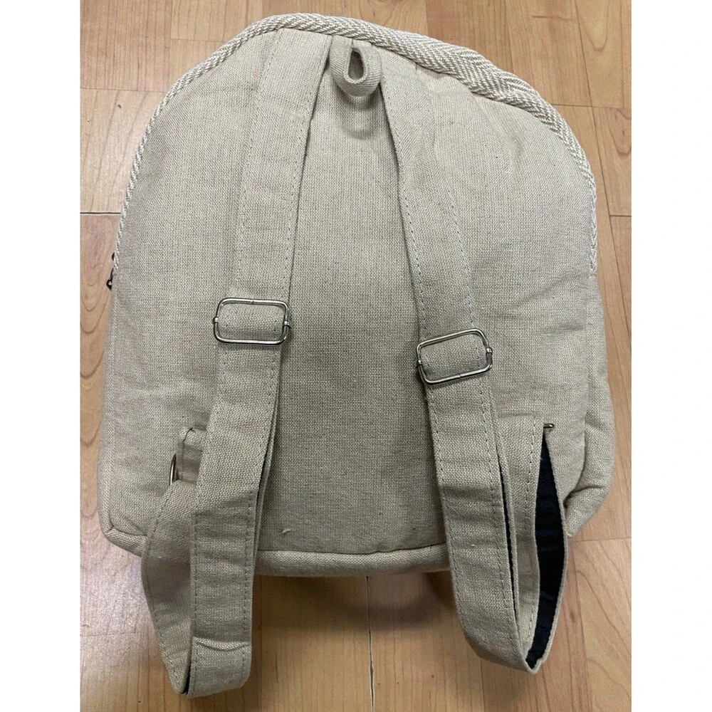 Himalayan Hemp Mini Tie Dye Travel Hiking Boho Book Bag Backpack